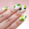 Tropical Green Nagelsticker - Nageldesign