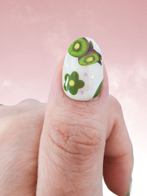 Tropical Green Nagelsticker - Nageldesign