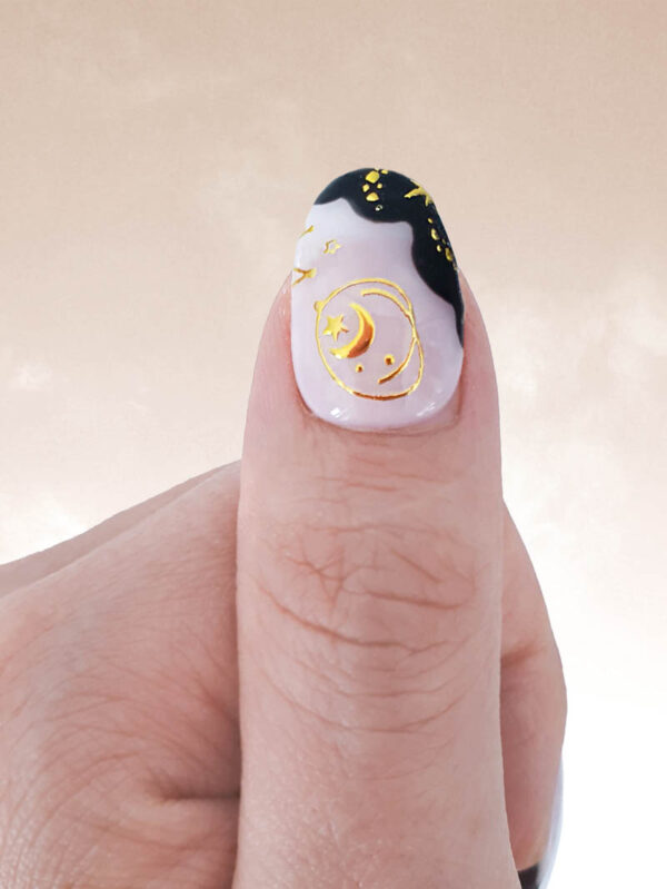 Mystik Astrologie Nagelsticker - Nail Art